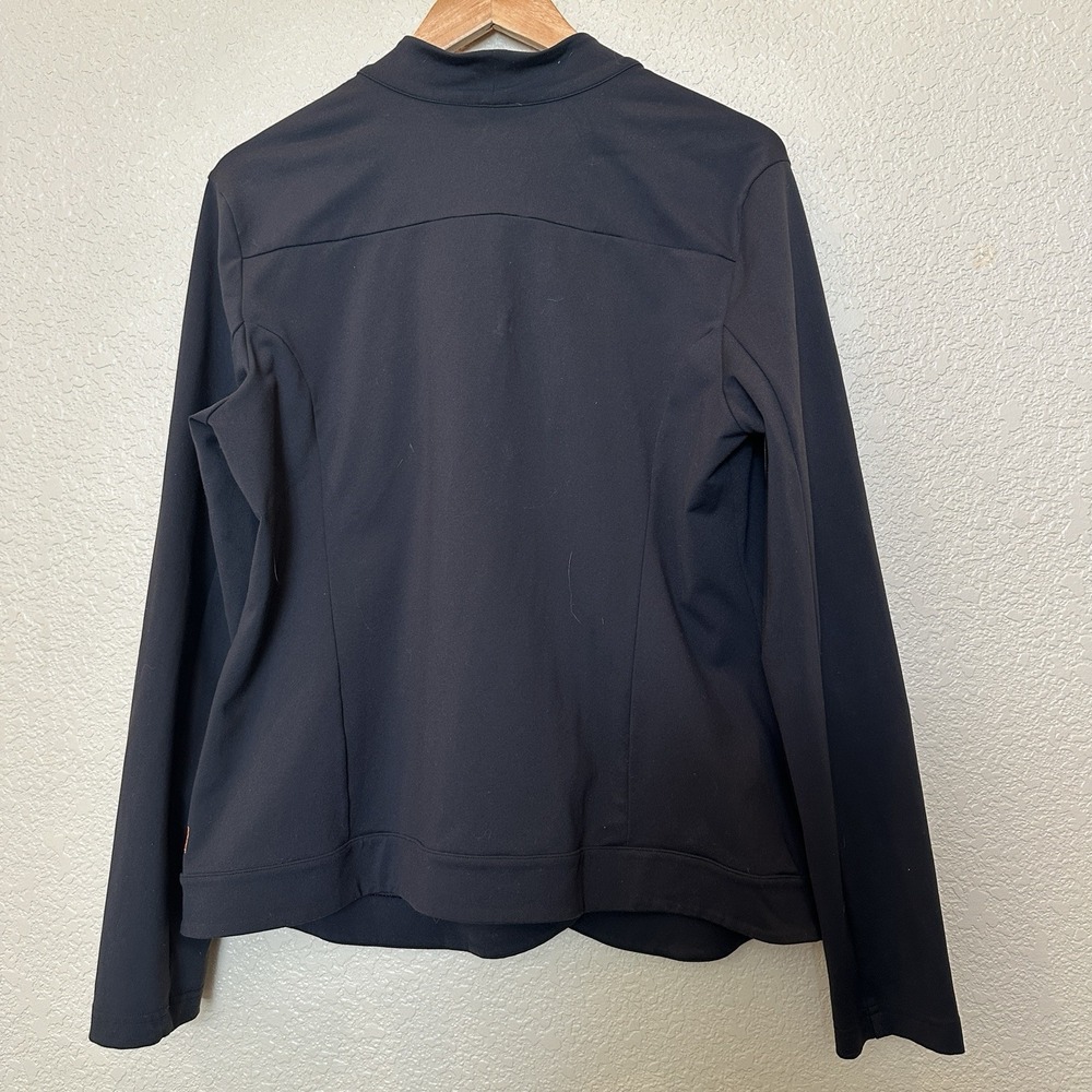 Lucy Athletic Black Jacket Asymmetrical Zipper women's Extra Large - Picture 8 of 8